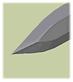 shaded tip